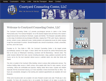 Tablet Screenshot of courtyardcounseling.com